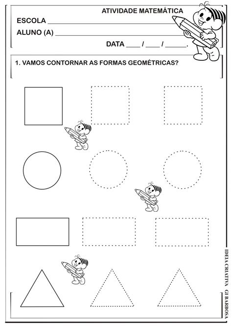 Atividades Com Formas Geométricas Para Imprimir
