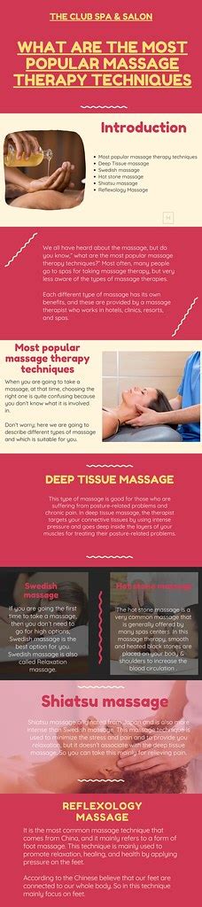 What Are The Most Popular Massage Therapy Techniques Flickr