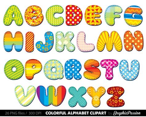 Alphabet Letters Clipart Clipartix Individual Alphabet Letters
