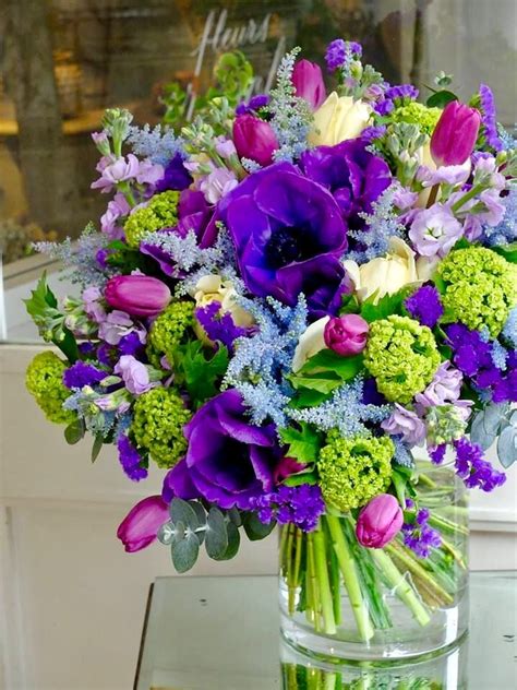 Pin By Alexandra Wruskyj On Floral Purple Flower Arrangements Fresh