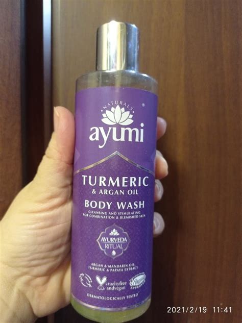 Ayumi Turmeric Bergamot Body Wash 250 Ml INCI Beauty
