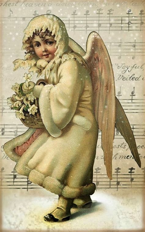 Enchanted In 2020 With Images Christmas Angels Vintage