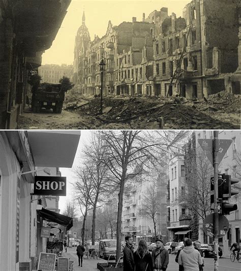 Increíbles Fotos Alemania Antes Y Después De La Segunda Guerra Mundial