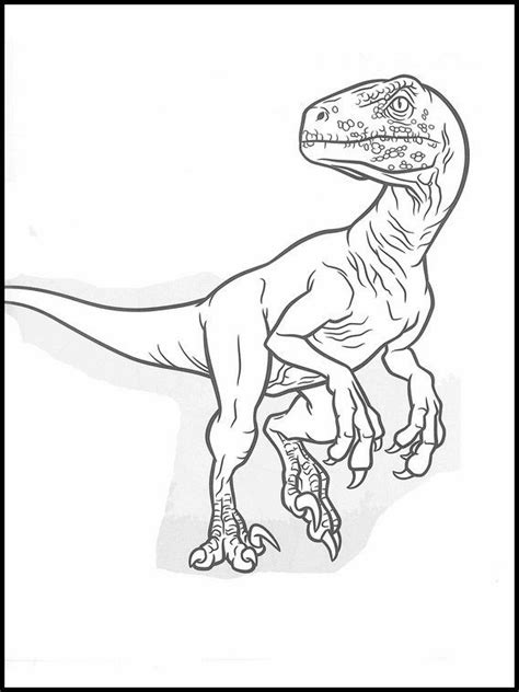 Velociraptor Blue Jurassic World Coloring Pages Funkin