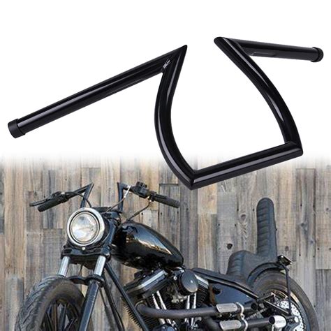 Black Drag 1 Z Bars Ape Hanger Motorcycle Handlebars For Harley