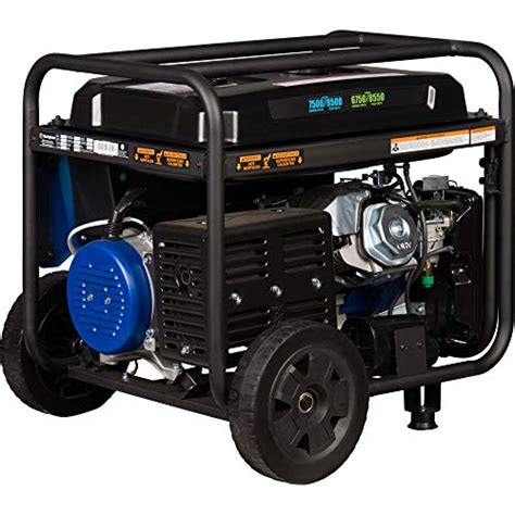 The westinghouse wgen9500df dual fuel portable generator produces up to 12,500 peak watts and 9,500 running watts, the wgen9500df is a dual fuel generator that operates on gasoline or propane (lpg). Westinghouse WGen7500DF Dual Fuel Portable Generator ...