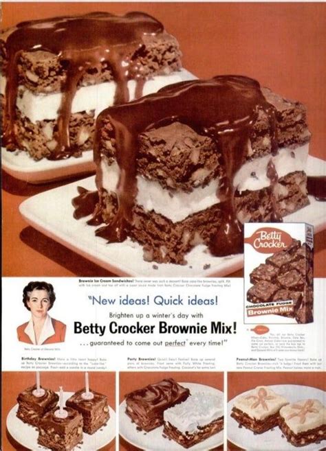 1957 Betty Crocker Brownie Mix Betty Crocker Brownie Mix Betty