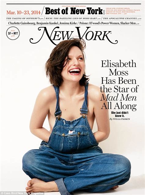 Elisabeth Moss Poses Topless For Racy New York Magazine Cover As She Opens About Traumatic And