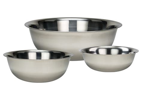 All Purpose True Capacity Mixing Bowl Stainless Steel Winco