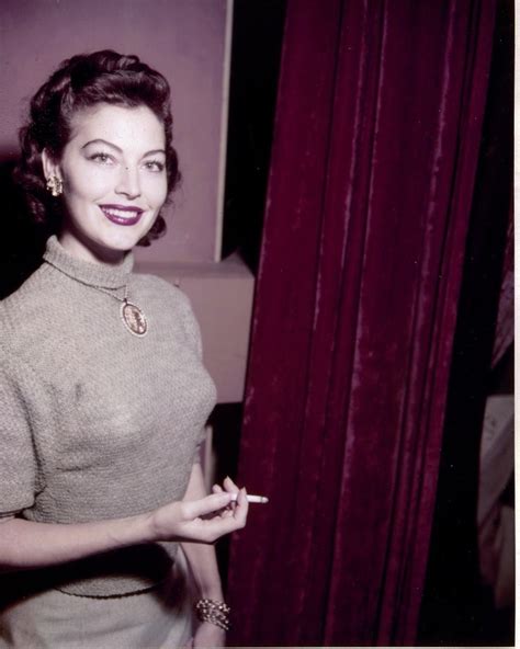 Classic Hollywood Always A Stunning Colour Photo Of Ava Gardner In The