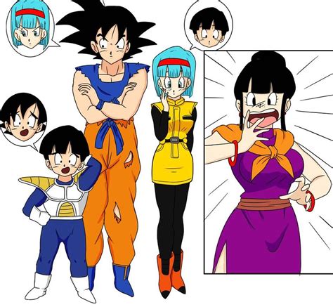 goku bulma gohan body swap by ginyu1992 on deviantart garotas alienigenas dragonball z