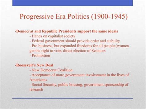 The History Of American Political Parties Notes