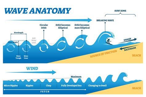 Parts Of A Ocean Wave