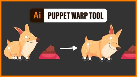 Puppet Warp Tool Change Poses With Adding Pins Bones In Adobe