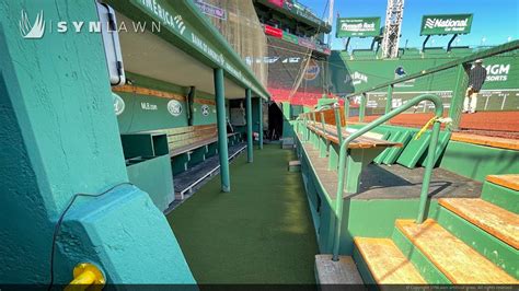 Boston Red Sox Upgrade Fenway Park Dugout And Player S Tunnel With Synlawn