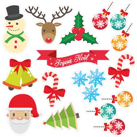 Sticker Noël Joyeux Noël Pour Enfant Stickers Fêtes Stickers Noël
