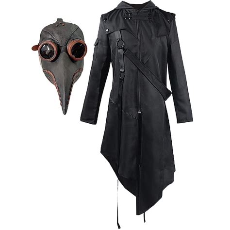Plague Doctor Plus Size Retro Vintage Punk Gothic Steampunk Th Century Coat Masquerade