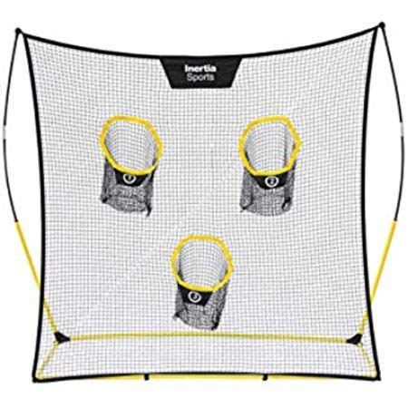 The gosports football throwing net can help. Amazon.com : GoSports 8' x 8' Football Trainer Throwing ...