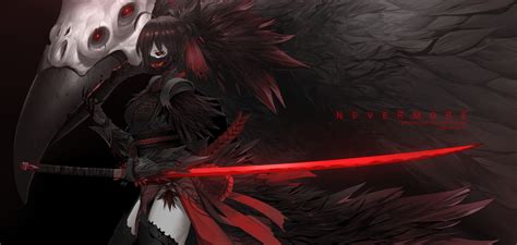 Grimm Raven Branwen And Nevermore Rwby Drawn By Dishwasher