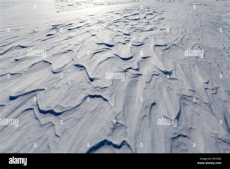 The Snow And Ice Surface Shaped By The Antarctic Winds Stock Photo Alamy