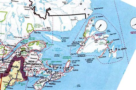 Map Of Eastern Canada