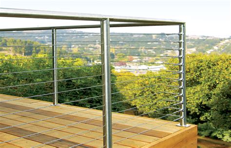 Sunrail™ Nautilus Stainless Steel Railing With Cable Infill Option