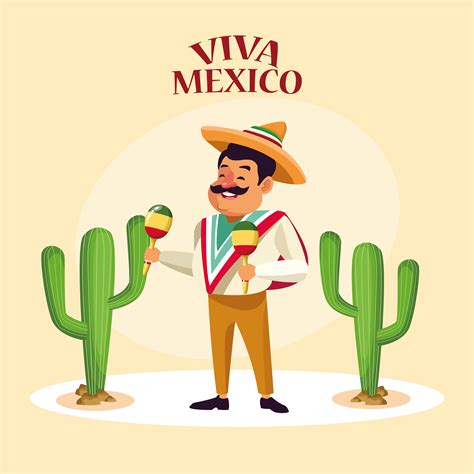Viva Mexico Cartoons 653133 Vector Art At Vecteezy