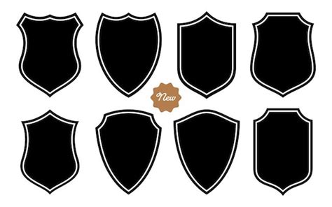 Badge Shape Set Vector Template On The White Background Badge Free