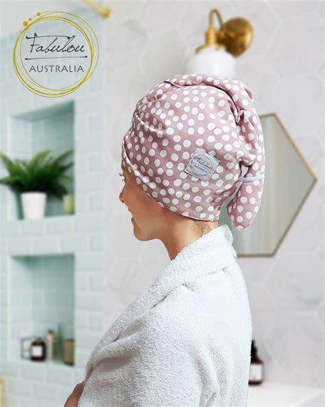 Cotton Hair Towel Blush Love Hair Turban Wrap Head Towel Etsy Australia