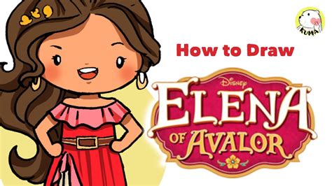 How To Draw Princess Elena Elena Of Avalor Youtube