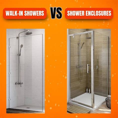 Walk In Vs Enclosed Showers Style And Function Battle 2024