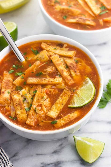 Easy Chicken Tortilla Soup With Rice