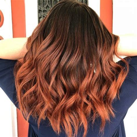 Chocolate And Copper Copper Hair Color Ombre Hair Color Hair Color