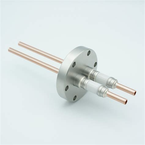 Power Feedthrough 12000 Volts 2 Tubes 025 Copper Conductors 275