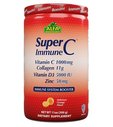 Alfa Vitamins Superc Immune Powder Mix Formula With Vitamin C 1000mg
