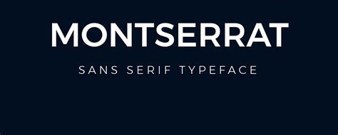 Fonts Similar To Montserrat You Can Use In Your Designs