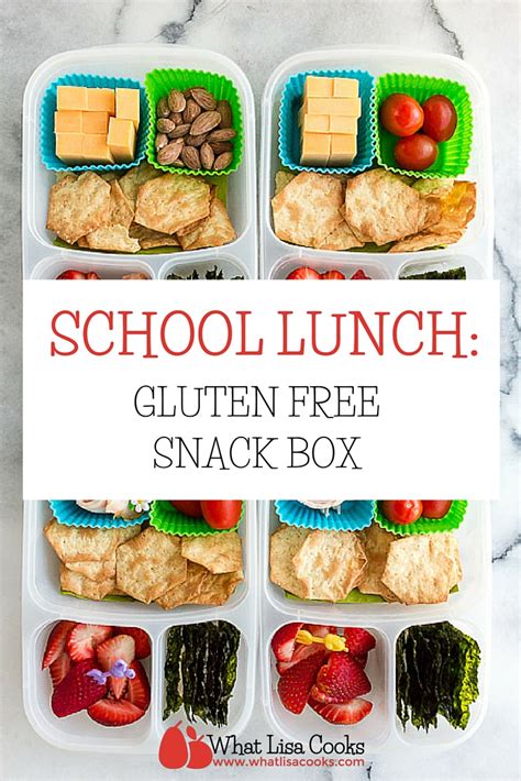 School Lunch Day 94 Gluten Free Snack Box — What Lisa Cooks