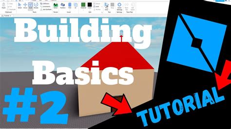 Roblox Studio Beginners Tutorial 2 Building Basics Youtube