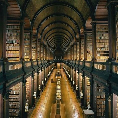 Тринити колледж Старая библиотека в Дублине Старые библиотеки