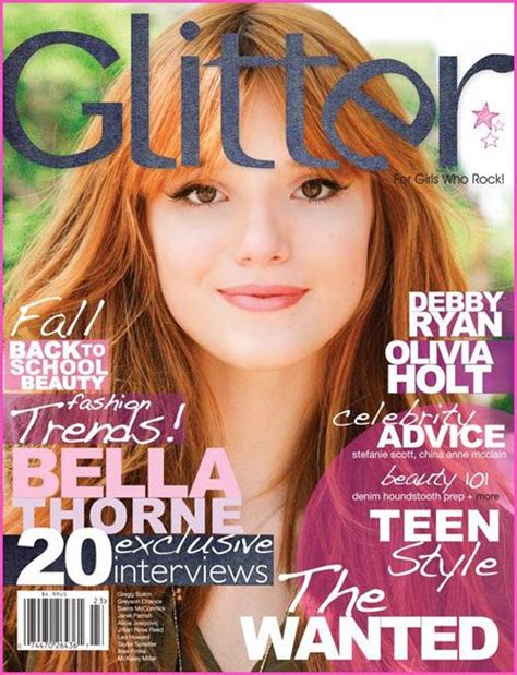 Bella Thorne On The Cover Of Glitter Magazine Covergirl Magazine