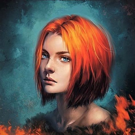 Red Haired Fantasy Girl