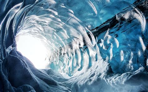 Download Wallpaper 2560x1600 Cave Ice Snow Ice Cave