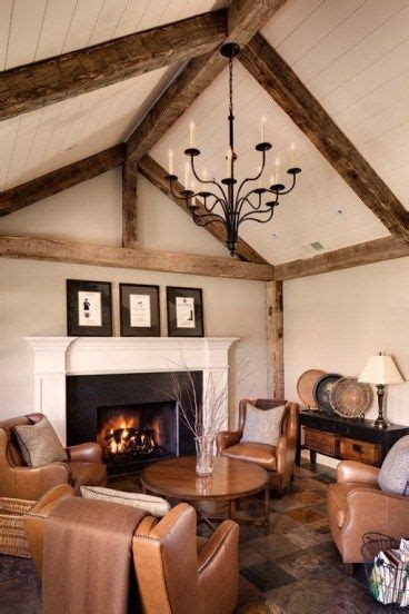 30 Awesome Wood Beam Ceiling Ideas For Living Room Living Rooms