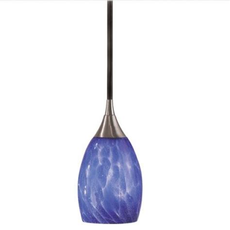 15 best ideas blue glass pendant lights