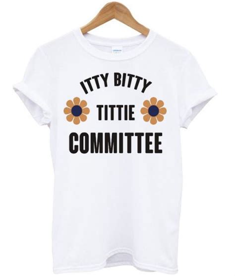 Itty Bitty Titti Committee Flower T Shirt Clothzilla