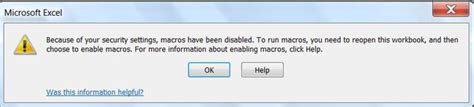 You can see the yellow message bar if you click the file tab. How To Enable Macros In Office Excel 2007 or later