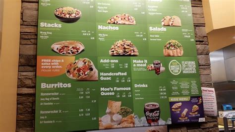 If you are interested in trying odd moe's pizza, call us. Wall Menu - Picture of Moe's Southwest Grill, Cary - Tripadvisor