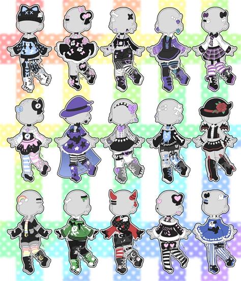 Pastel Goth Outfit Adoptables Closed By Spookiigalaxii On