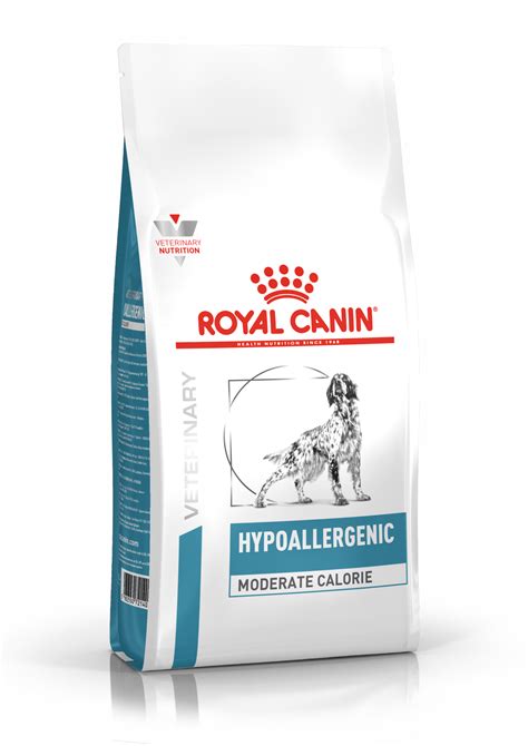 Treatment for colitis may include: Canine Hypoallergenic Moderate Calorie - Royal Canin