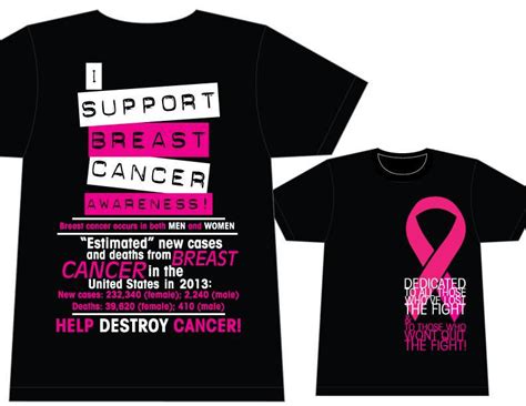 Breast Cancer Awareness T Shirt Design By Louvvis On Deviantart